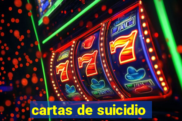 cartas de suicidio